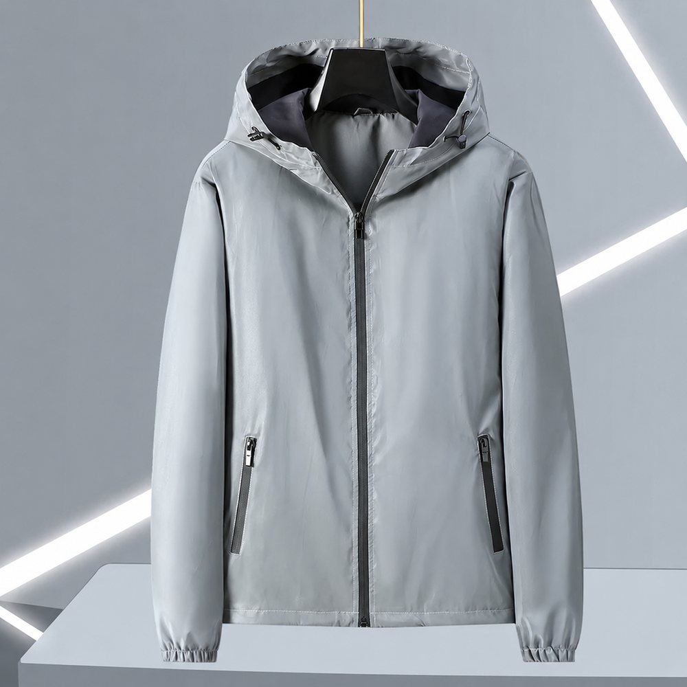 jacket front in daylight