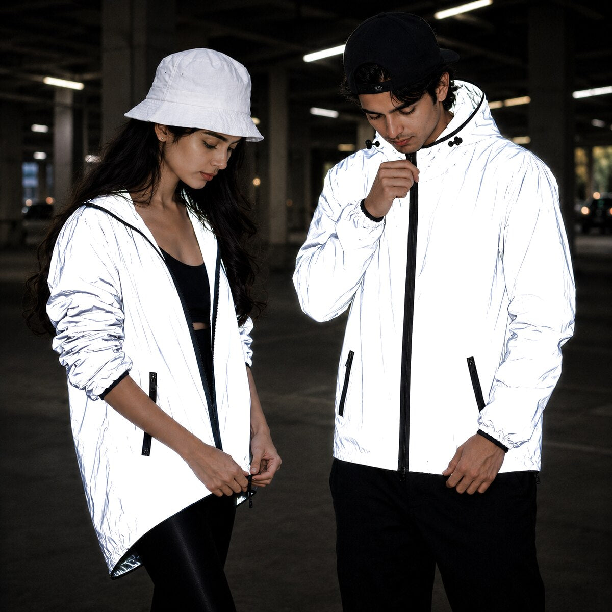 Chromaflux under phone flash — reflective white